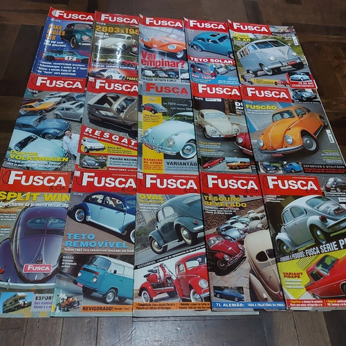 Lote 40 Revistas Antigas Fusca & Cia