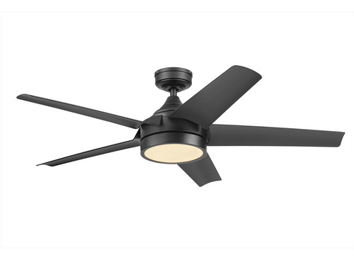 Ventilador de Techo Kriska 70135 52 Pulg Negro/mate Cinco Aspas