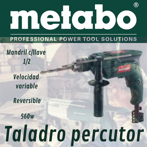 Taladro Percutor 1/2 Metabo 560w