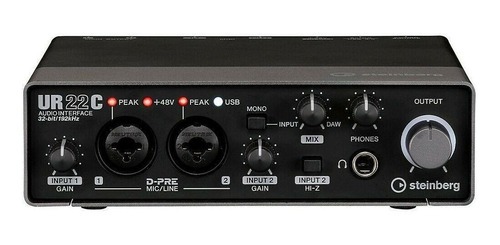 Imagen 1 de 3 de Interfaz de audio Steinberg UR-C UR22C 100V/240V
