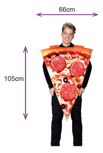 Disfraz De Halloween Para Niñas, Pizza, Rebanada De Comida,