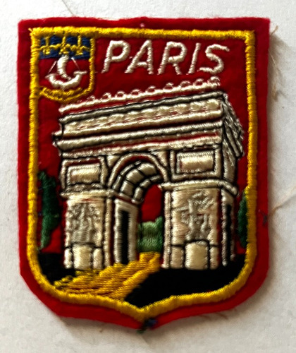 Antiguo Escudo Insignia  De Paris - Francia -