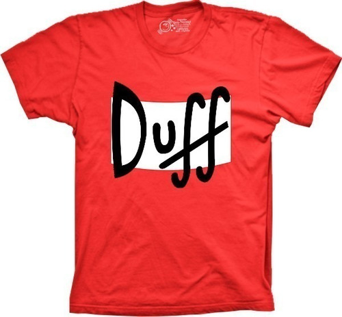 Camiseta Plus Size Duff Simpsons 100% Algodão Premium