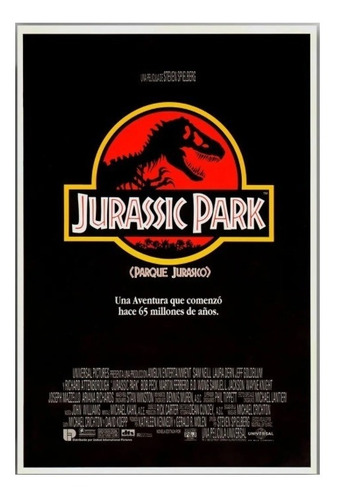 Poster Jurassic Park Tipo Cartelera Jurassic Park