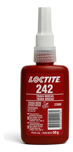 Trava Rosca Loctite 242 50g - Média Resistência 223850