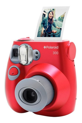 Camera Polaroid Pic 300r Vermelha