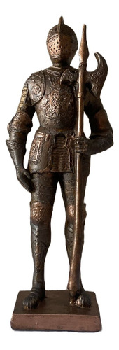 Guerreiro Medieval 34cm - Decorativo - Guerra - Templário