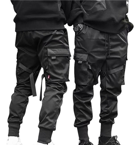 Hombres Casual Harem Joggers Sudadera Hip Hop Pantalones