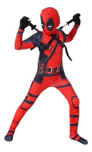 Jumpsuit De Disfraz De Deadpool Para Niños