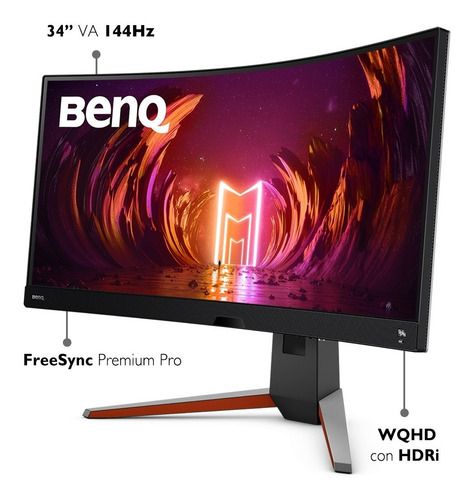 Monitor Gamer Curvo 144hz Benq Mobiuz Ex3410r 34 PuLG. Hdri