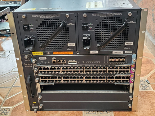 Switch Cisco Catalyst 4506-e Ws-x45-sup8-e Ws-x4748-rj45-e (Usado)