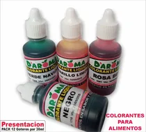 Comprar Colorantes Líquidos Para Pastelería Y Repostería 12x30ml