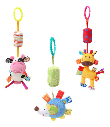 Colgante De Peluche Modelo Stroller, 3 Unidades
