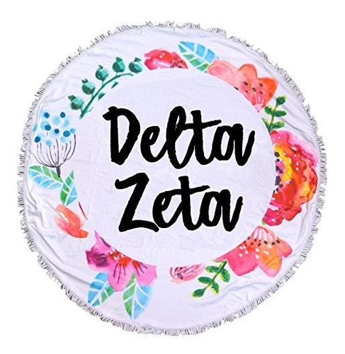 Delta Zeta  Toalla De Flecos  Manta
