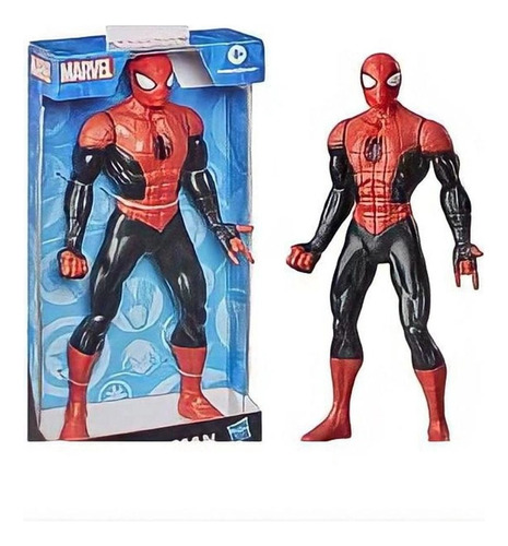 Figura Spiderman Marvel 24 Cm Negro Hasbro