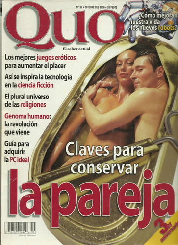 Revista Quo: Conservar La Pareja | No. 36 | Octubre 2000