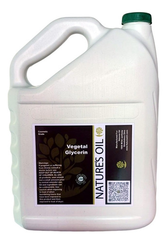 Imagen 4 de 7 de Glicerina Vegetal Importada 500cc Natures Oil Usa