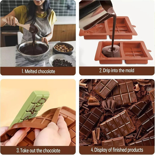 Molde De Silicona Dubai Para Chocolate, Praliné Y Bombones