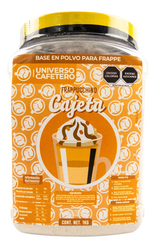 Base Frappe Universo 7 Sabores ($9.56 Costo Por Vaso 12 Oz )