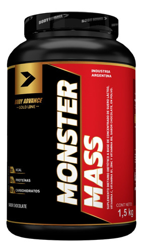 Monster Mass 1.5kg Body Advance Ganador De Peso