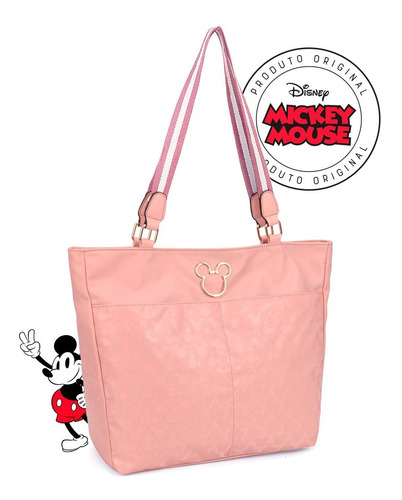 Bolsa De Ombro Feminina Silhuetas Mickey - Original Disney