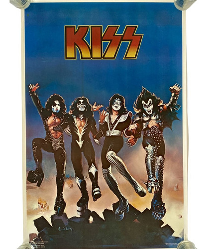 Kiss, 1976 Destroyer Poster.