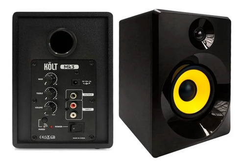 Imagen 6 de 10 de Par Monitores De Estudio Parlantes Bluetooth Kolt Mk3