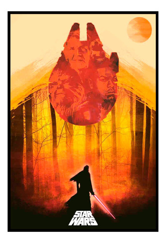 Cuadro Premium Poster 33x48cm Alcon Milenario Star Wars