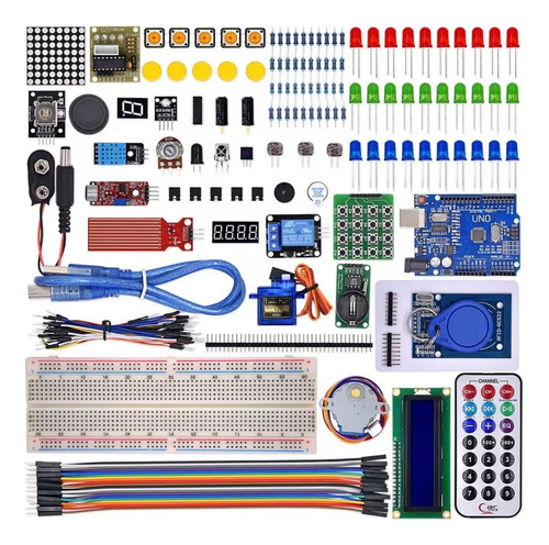 Kit De Inicio Completo Y Avanzado Compatible Arduino Uno R3