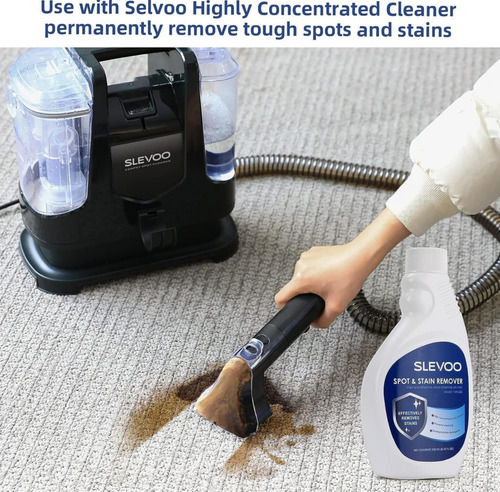 Aspiradora Slevoo 400w 2cepillos Shampu Lava Alfobra Colchon