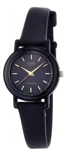 Reloj Casio Lq-139 Mujer Analogo Resina 100% Original Color de la correa Negro