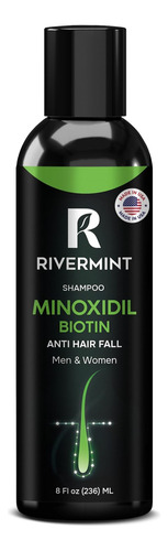 Shampoo Rivermint Com Ácido Hialurônico E Biotina Para O Cre