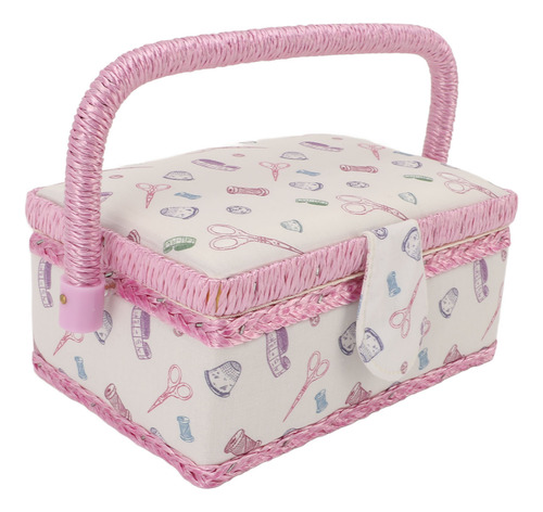 Kit De Costura Portátil, Cesta De Bordado, Organizador De Te