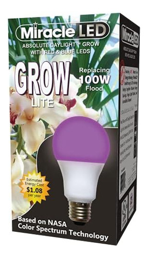 605020 Grow Bulb, Red And Blue