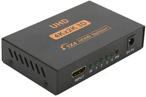 Imagen 3 de 3 de Splitter Hdmi 4 Salidas