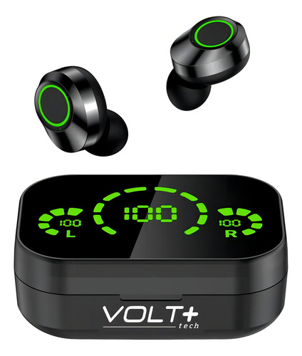 Auriculares Inalámbricos Volt+ Plus Tech V5.3 Led Pro Con 7