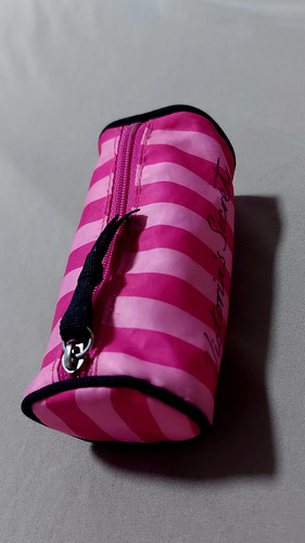 Mini Monedero Victoria 's Secret - Ginebra Chebar Cher Rosa Chicle Rayas (Usado)