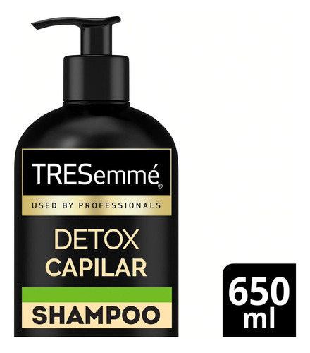  Shampoo Detox Capilar Frasco 650ml Tresemmé