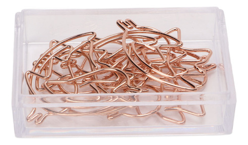 Mini Clips Para Papel, 100 Unidades, Portátil, Con Forma De