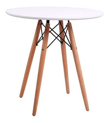 Mesa Eames 80cm Diámetro Moderna Cocina