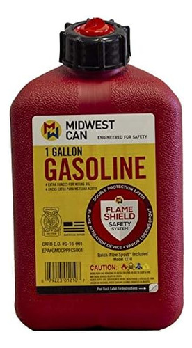 Bidon De Gasolina Autoadhesivo Midwest 1210 De 3,8 L