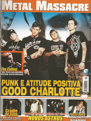 Good Charlotte # Metal Massacre 24 # Carro Bomba # Shaman (Usado)