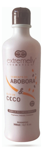 Shampoo Abóbora Oléo De Coco Crescimento Capilar Força Nutre