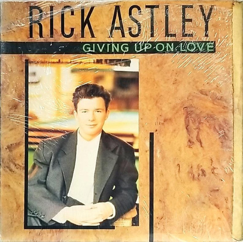 Rick Astley Giving Up On Love Lp Disco Acetato Importado