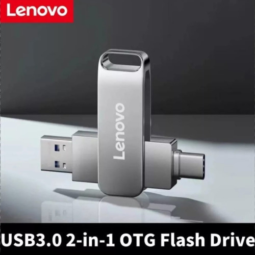 Pendrive Lenovo 2tb Terabyte Usb-c 2 Em 1 Android E Windows Cinza Tweety