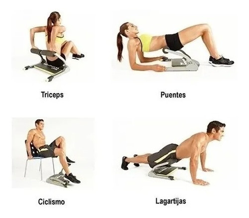Imagen 4 de 5 de Máquina Ejercitador Abdomen Multifuncional