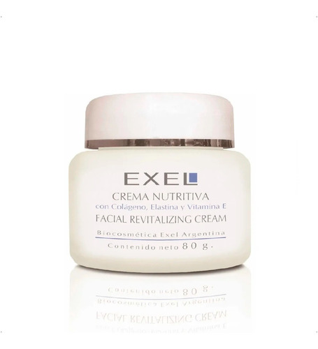 Exel Crema Nutritiva Con Colágeno Elastina Vitamina E (80ml)