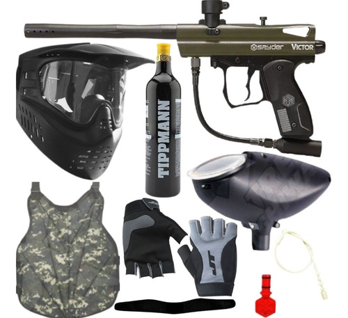 Marcadora Spyder Aggressor Gotcha Paintball Xtremechiwas