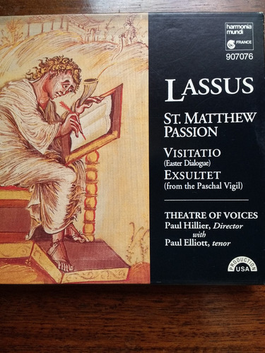 Lassus St. Matthew Passion Visitatio Exsultet Theatre Voic 