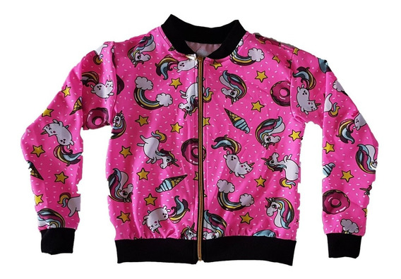 blusa bomber infantil